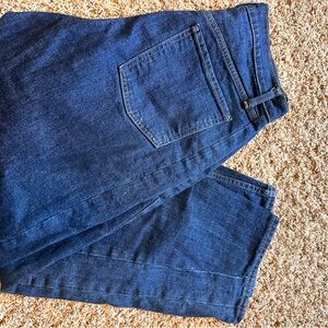 Old Navy Dark Blue High Rose Barrel Jeans